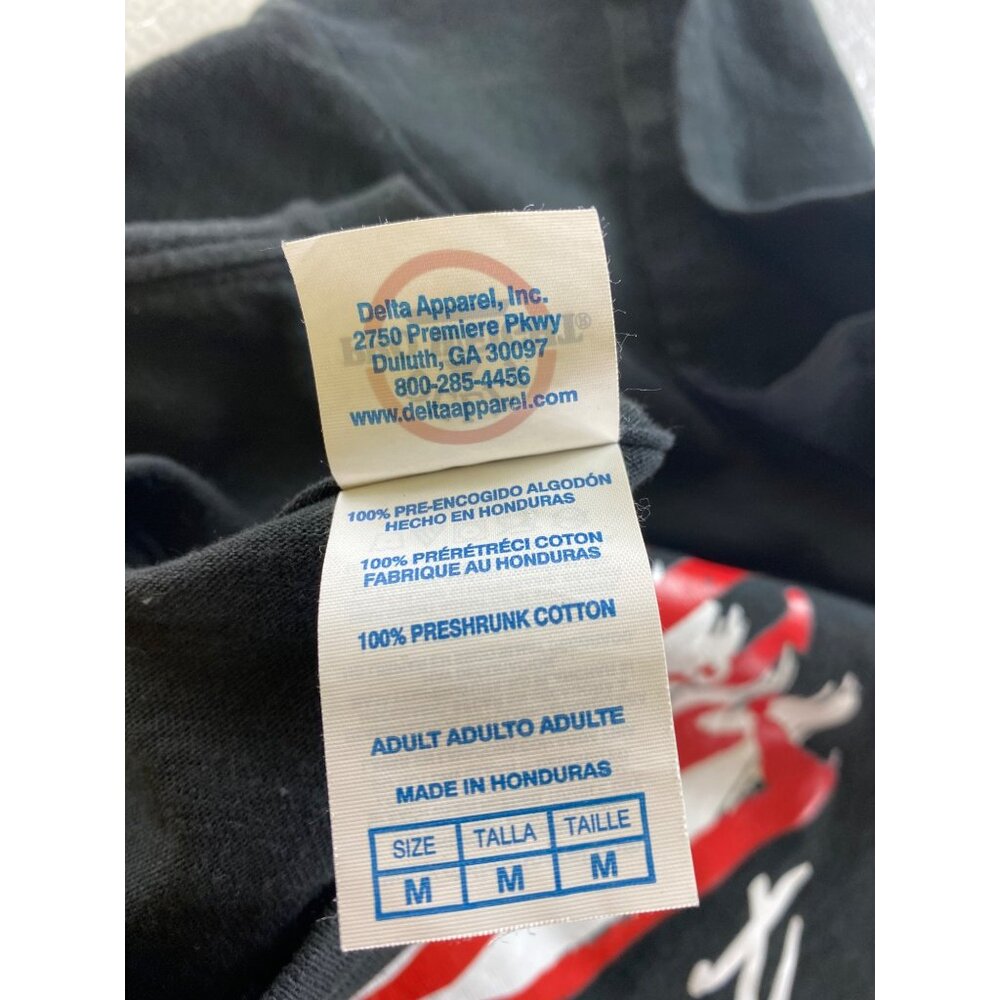United States Of America "Love It Or Leave It" Black T-Shirt Medium USA Patriot - Picture 4 of 5